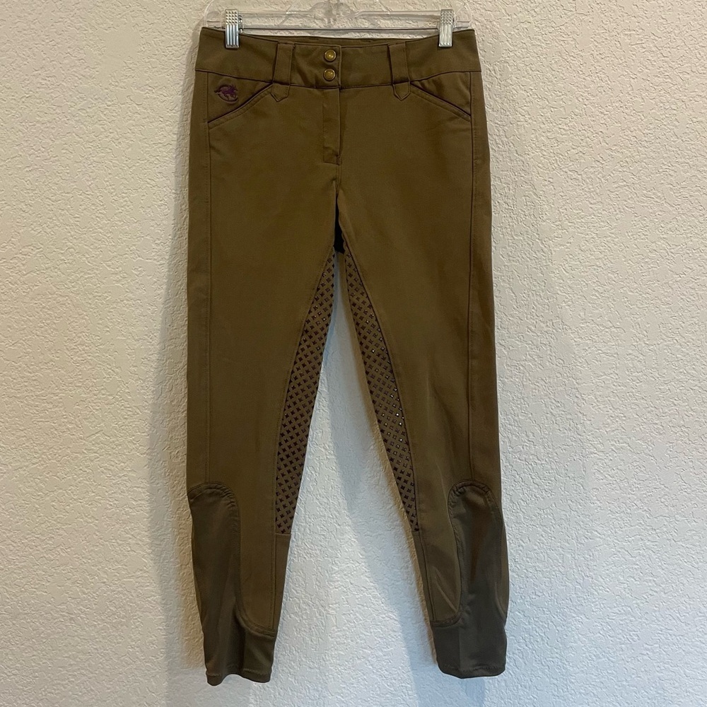 Women's Ankle Riding Breeches - Olive